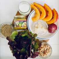 Zutaten für bunter Salat